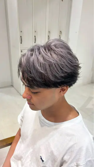 ショート カラー メンズ NeiRo　錦糸町所属・ヤマザキ シュンのヘアスタイル
