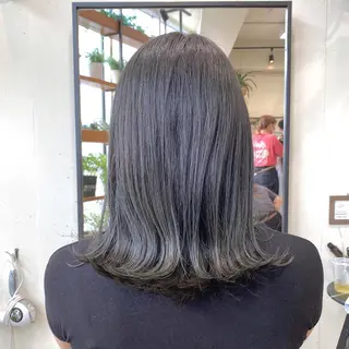 ミディアム カラー ヘアアレンジ tane.所属・【ダメージレス施術】 【透明感】北村 拓也のヘアスタイル