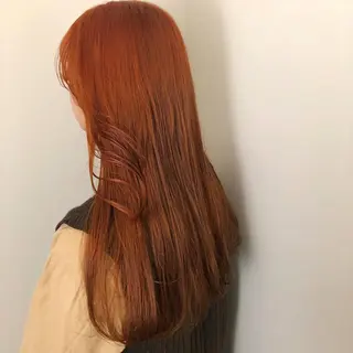 ロング カラー レイヤー/お顔まわり 暖色カラー🍑Amiのその他イメージ