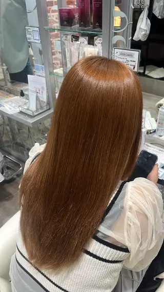 ロング ヘアーメイクWiLL梅田店所属・艶カラー✨／ 荒堀 結香のヘアスタイル