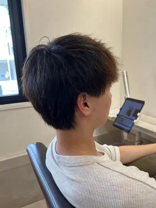 ショート メンズ 🌱ブリーチカラー しばただいき🌱のヘアスタイル