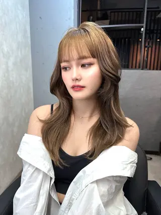 ロング 韓国風/髪質改善/ Kiyoraのヘアスタイル