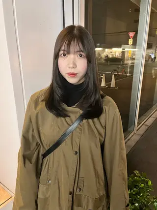 セミロング カラー ショート/パーマ/ カラー/FUKOのヘアスタイル