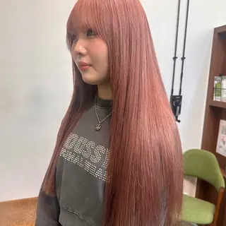 ロング カラー shin enom yuukaのヘアスタイル