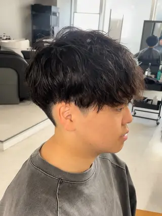 パーマ メンズ メンズモテパーマ💙 fuwaのヘアスタイル