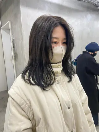 ミディアム カラー yiye 青山所属・無料カットモデル募集 🌱ひょうがのヘアスタイル