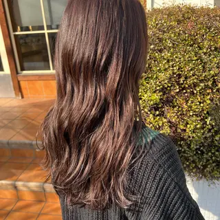 ロング 中村 未夢のヘアスタイル
