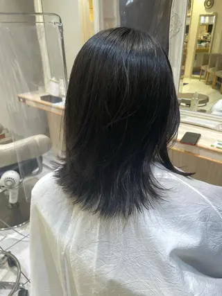 ミディアム ✨パーマ×ハイトーン Futo✨のヘアスタイル