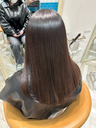 ロング カラー 髪質改善サロン Sea shinjuku所属・🫧韓国ミディアム カット🫧/ナナミのヘアスタイル