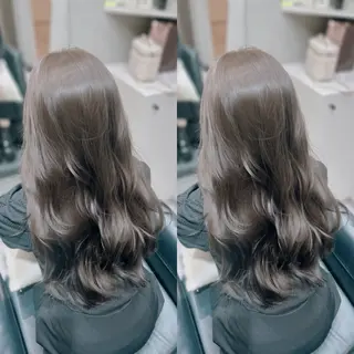 ロング カラー SALON VILLAGE 表参道所属・宮下侑爽/透明感 /可愛い×大人カラーのヘアスタイル