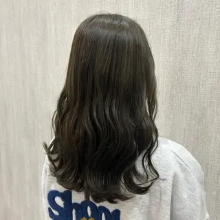 ミディアム カラー 🫧透け感⋆艶髪💎 山口アヤカのヘアスタイル