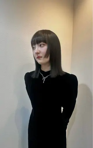 ミディアム Asuka/髪質改善 /カラー/ヘアセットのヘアスタイル