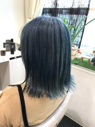 ミディアム カラー ＡＳＨ 大宮のヘアスタイル