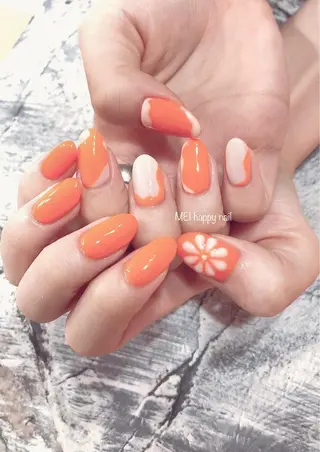 ネイル 北浦和 自爪育成ケアのネイルデザイン