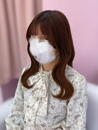 セミロング ヘアアレンジ Set Salon Mémoire by miuprierre所属・推し活🪄🩷 川上 佳奈のヘアスタイル