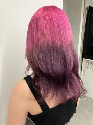 ロング カラー 🫧透明感ラベンダー 似合わせ🫧あい🫧のヘアスタイル