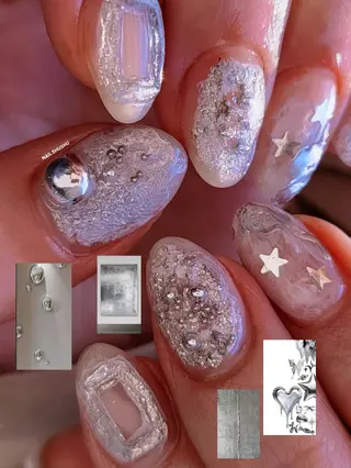 ネイル 3dパーツ/流行り 👧shushu❤️のネイルデザイン