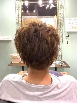 カラー パーマ メンズ R ri R takagiのヘアスタイル