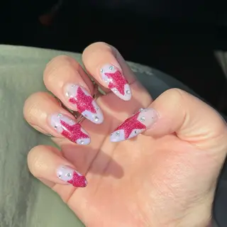 セミロング oak nail所属・myuone ☆miyuのネイルデザイン