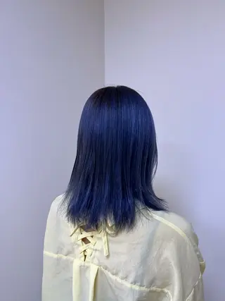 ミディアム カラー hina 🛋️ブリーチカラーのヘアスタイル