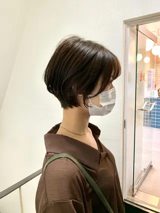 ショート カラー 【S.BROOM】 店長　西川徹のヘアスタイル