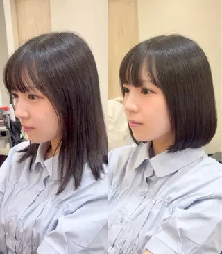 ショート ガレリアエレガンテ名駅店所属・【ショート/ボブ 丸みショート】深萱のヘアスタイル