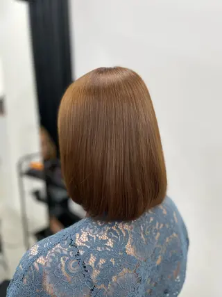 カラー 透明感ベージュ🤎 manami👒🌿のヘアスタイル