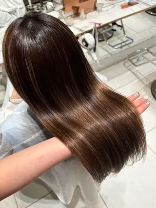 ロング キャン タクのヘアスタイル