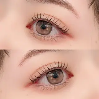 マツエク・マツパ 透明感カラー🎀／ マツエクのヘアスタイル