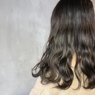 ロング パーマ ブリーチ/美髪矯正 垢抜けヘア/そらのヘアスタイル