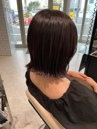 ショート ボブ/ショートボブ/ 岡山駅/別曽遥也のヘアスタイル