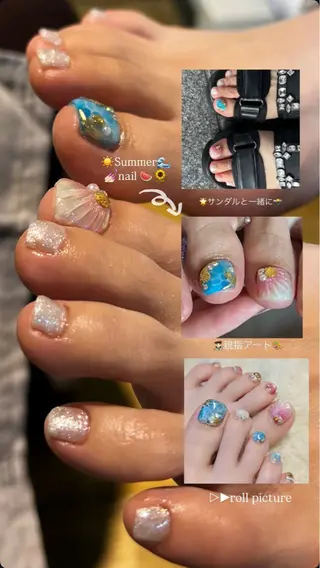 ネイル ウエチ ノリカ🐸のネイルデザイン