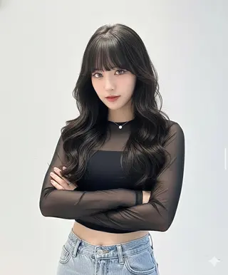 ロング カラー 韓国ヘア/レイヤー 髪質改善/TAKAのヘアスタイル