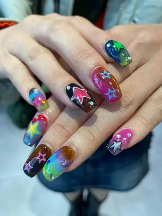 ネイル hair&nail ☯️アイリ☯️のネイルデザイン