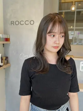 ミディアム カラー kanami - ROCCO -のヘアスタイル