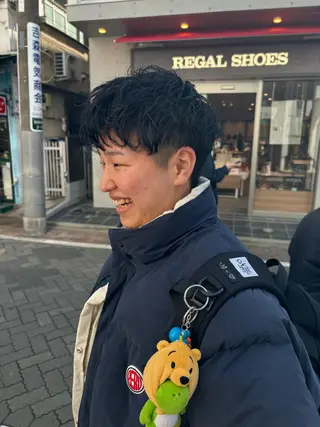 パーマ メンズ 池田理紗/メンズ カット/切りっぱなしのヘアスタイル