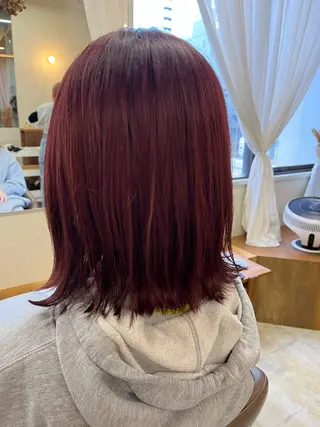 ミディアム 🌻花屋併設🌻濱 幸帆のヘアスタイル