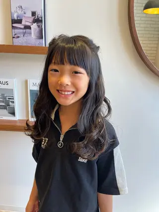 ミディアム キッズ GOODDAY ヘアサロンのヘアスタイル