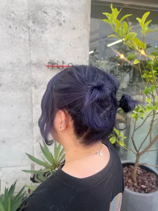 カラー SOYONなんば所属・難波/ハイトーン特化 🎀MIU🎀のヘアスタイル