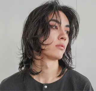 ショート メンズ anri🤍🎀 メンズパーマのヘアスタイル