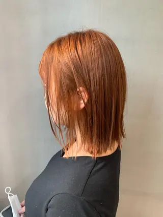 ミディアム カラー パーマ ヘアアレンジ メンズ キッズ ネイル マツエク・マツパ SALOWIN梅田茶屋町店所属・ウルフレイヤーカット /チヒロのヘアスタイル