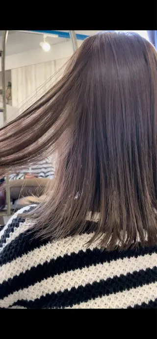 ミディアム カラー 🌿美髪縮毛矯正 のプロ安川🌿のヘアスタイル