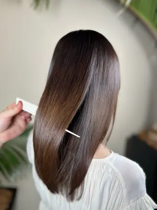 ロング 木津空 髪質改善のヘアスタイル