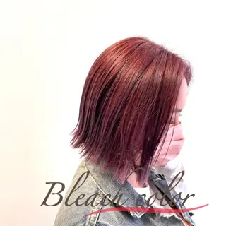 ショート カラー 心斎橋/ブリーチなし 髪質改善/レイヤーのヘアスタイル