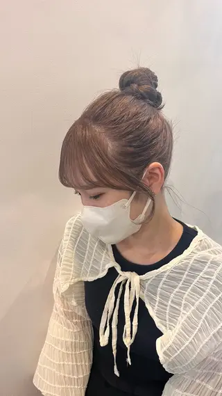 ロング Belle所属・ダブルカラー/ Kotoneのヘアスタイル