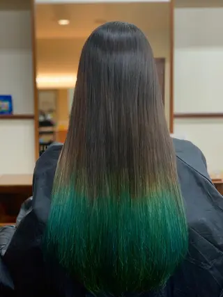 ロング カラー hair＆face  LOBEAUT所属・小笠原 一倫のヘアスタイル