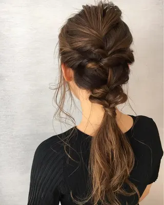 セミロング カラー 牛山 静香のマツエク・マツパデザイン