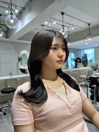 セミロング 金子侑史 /縮毛矯正の人のヘアスタイル
