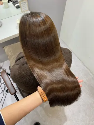 ロング 艶髪/縮毛矯正/ Core mikuaのヘアスタイル