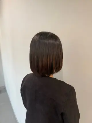 ミディアム 長野 英聡のヘアスタイル